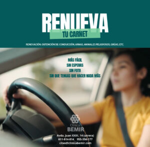 Certificados médicos para la renovación y obtención del permiso de circulación. 